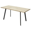 Стол ФИН 120 Дуб Бардолино/ черный каркас М-City