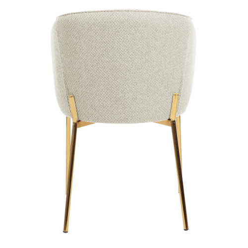 Стул DIANA TRF-11 светло-бежевый/ золотой каркас М-City