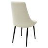 Стул Руссо Premier 01 Сливочный, велюр / черный каркас M-City БЕЗ НДС
