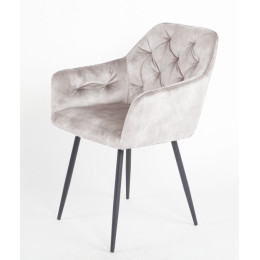 Стул PERU PK6015-06 BEIGE античный бежевый, велюр M-City