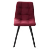 Стул CHILLI-Q SQUARE винный #16, велюр / черный каркас М-City