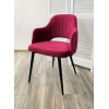 Стул FANTINE-LA ВИННЫЙ #16, велюр / черный каркас М-City