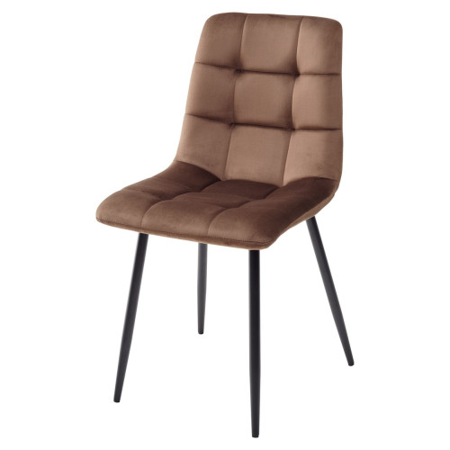 Стул CHILLI G062-10 шоколадный, велюр М-City
