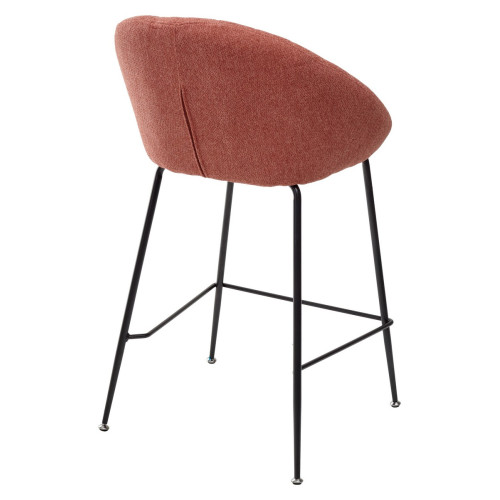 Полубарный стул ATLAS 9105-10 коралл (H=65cm) М-City