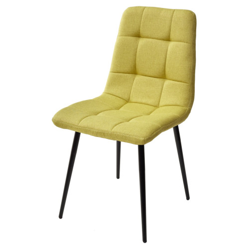 Стул ДИЛАН, цвет лайм #20, ткань / черный каркас М-City