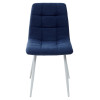 Стул CHILLI UF860-14B полночный синий, ткань/ белый каркас М-City