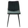 Стул TINTIN BLUVEL-78 GREEN / черный каркас М-City
