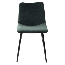 Стул TINTIN BLUVEL-78 GREEN / черный каркас М-City