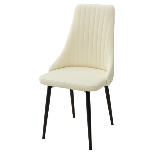 Стул Руссо Premier 01 Сливочный, велюр / черный каркас M-City БЕЗ НДС