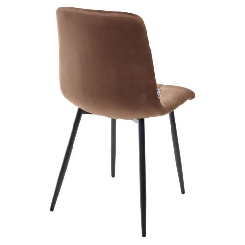 Стул CHILLI G062-10 шоколадный, велюр М-City