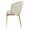 Стул DIANA TRF-11 светло-бежевый/ золотой каркас М-City