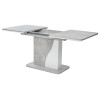 Стол SIRIUS Бетон/ Белый 120 М-City