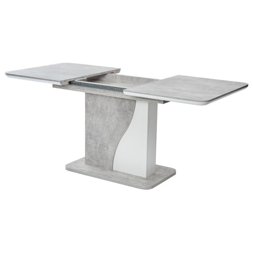 Стол SIRIUS Бетон/ Белый 120 М-City