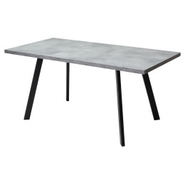 Стол BRICK M 140 Бетон Портленд/ Черный М-City