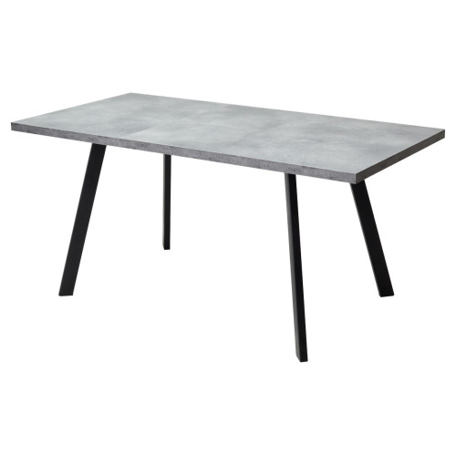 Стол BRICK M 140 Бетон Портленд/ Черный М-City