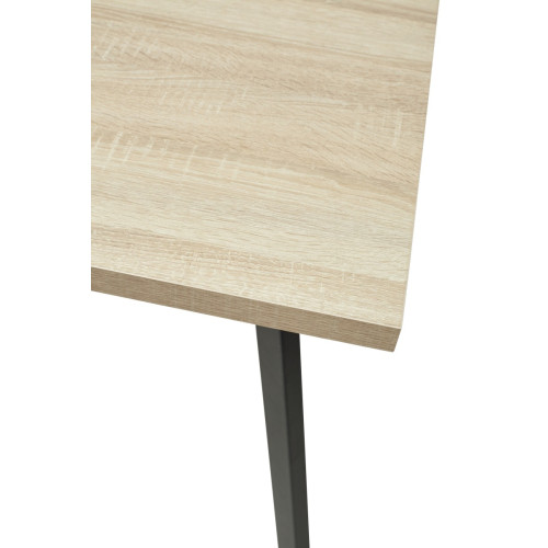 Стол ФИН 120 Дуб Бардолино/ черный каркас М-City