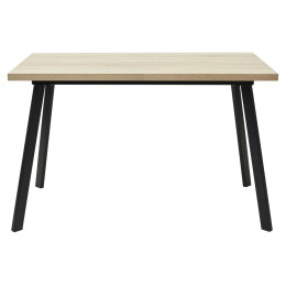 Стол ФИН 120 Дуб Бардолино/ черный каркас М-City