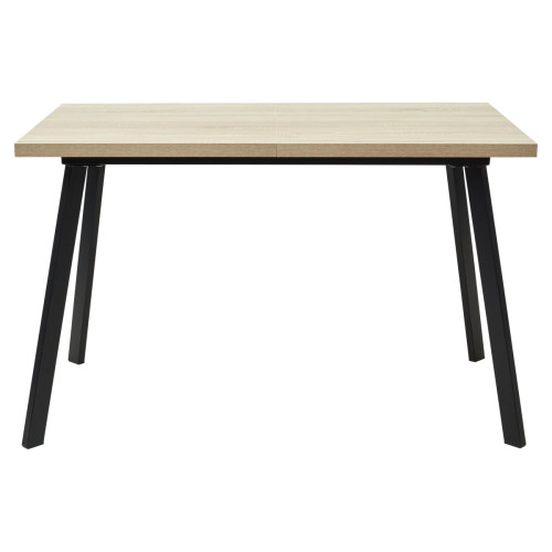 Стол ФИН 120 Дуб Бардолино/ черный каркас М-City