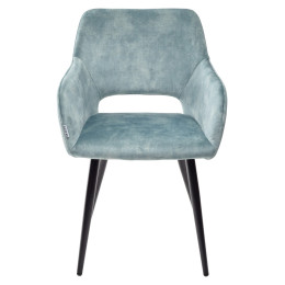 Стул ALLY VBP-216 античный зеленый/ черный каркас M-City