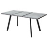 Стол BRICK M 140 Бетон Портленд/ Черный М-City