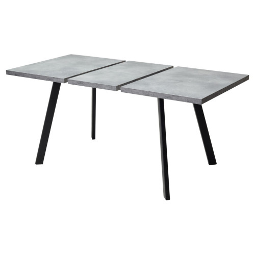 Стол BRICK M 140 Бетон Портленд/ Черный М-City