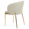 Стул DIANA TRF-11 светло-бежевый/ золотой каркас М-City