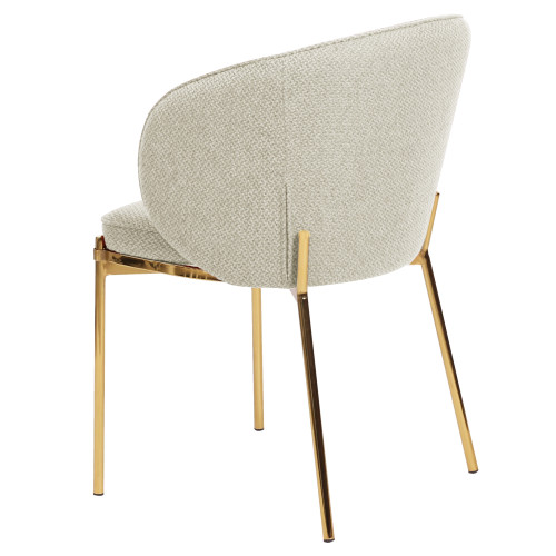 Стул DIANA TRF-11 светло-бежевый/ золотой каркас М-City