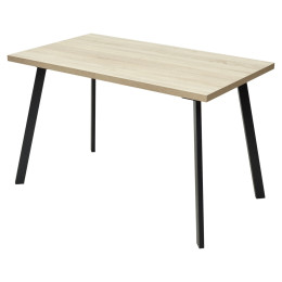 Стол ФИН 120 Дуб Бардолино/ черный каркас М-City