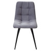 Стул CHILLI-Q серый #27, велюр / черный каркас М-City