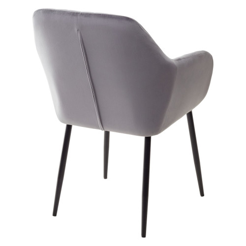 Стул ALABAMA BLUVEL-14 GREY, велюр М-City