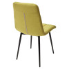 Стул ДИЛАН, цвет лайм #20, ткань / черный каркас М-City