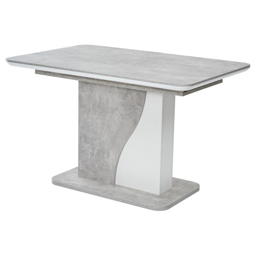 Стол SIRIUS Бетон/ Белый 120 М-City