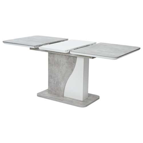 Стол SIRIUS Бетон/ Белый 120 М-City