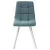 Стул CHILLI SQUARE UF860-12B зеленый хром, ткань/ белый каркас М-City