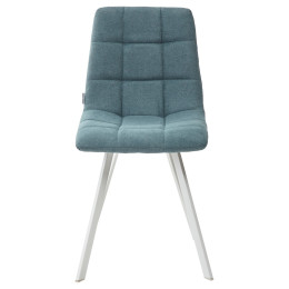 Стул CHILLI SQUARE UF860-12B зеленый хром, ткань/ белый каркас М-City