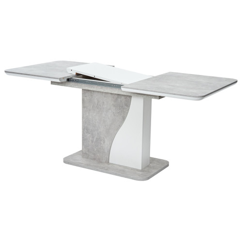 Стол SIRIUS Бетон/ Белый 120 М-City