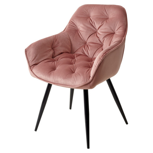 Стул MALTA BLUVEL-52 PINK, велюр M-City