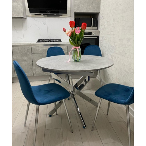 Стул PESCARA UF910-18 NAVY BLUE, велюр М-City