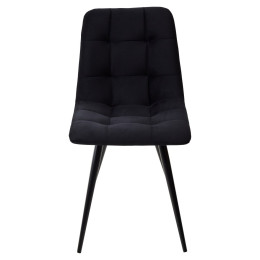 Стул CHILLI-Q черный #H75, велюр / черный каркас М-City