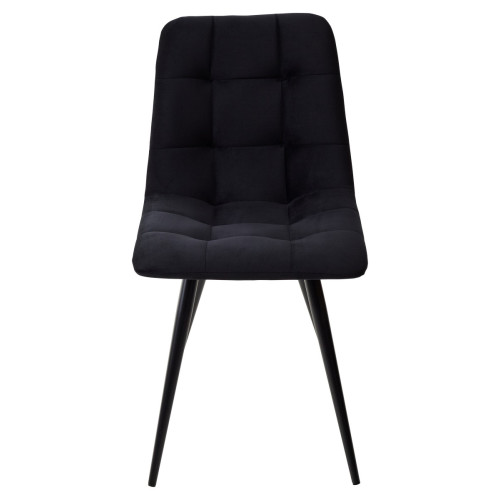 Стул CHILLI-Q черный #H75, велюр / черный каркас М-City