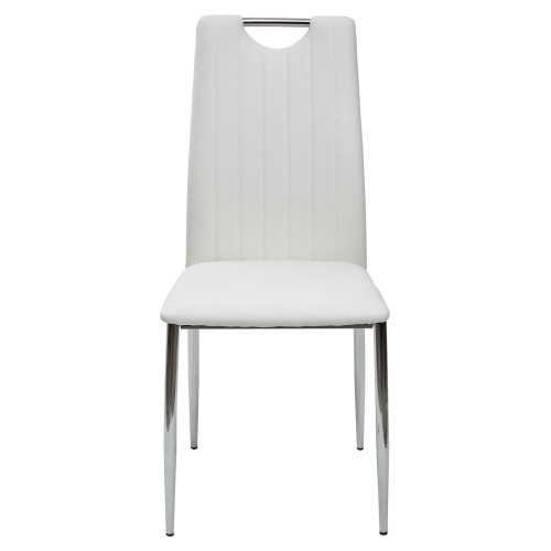 Стул COMFORT 999 PU#601B-10 белый, экокожа М-City