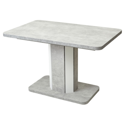 Стол STORK Бетон/ Белый 120 М-City
