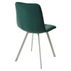 Стул CHILLI-Q SQUARE зеленый #19, велюр / белый каркас М-City