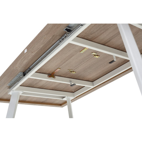 Стол BRICK M 120 Дуб Трюфель/ Белый М-City