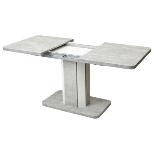 Стол STORK Бетон/ Белый 120 М-City