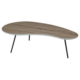 Стол журнальный WOOD61 #4 дуб серо-коричневый винтажный M-city