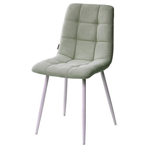 Стул CHILLI UF860-11B мятный, ткань/ белый каркас М-City