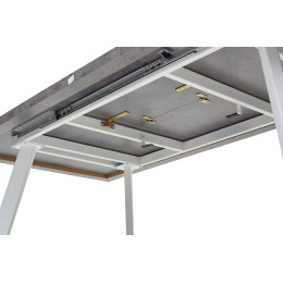 Стол BRICK M 140 Бетон Портленд/ Белый М-City