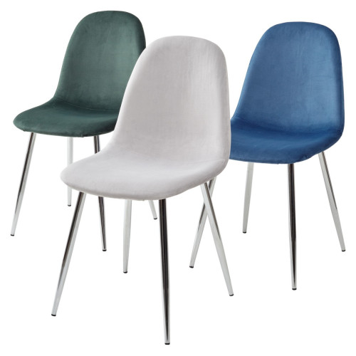 Стул PESCARA UF910-02 LIGHT GREY, велюр М-City