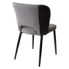 Стул HERMES WZ2042-22 серый камень, фактурный велюр/ HK017-11 графит, М-City
